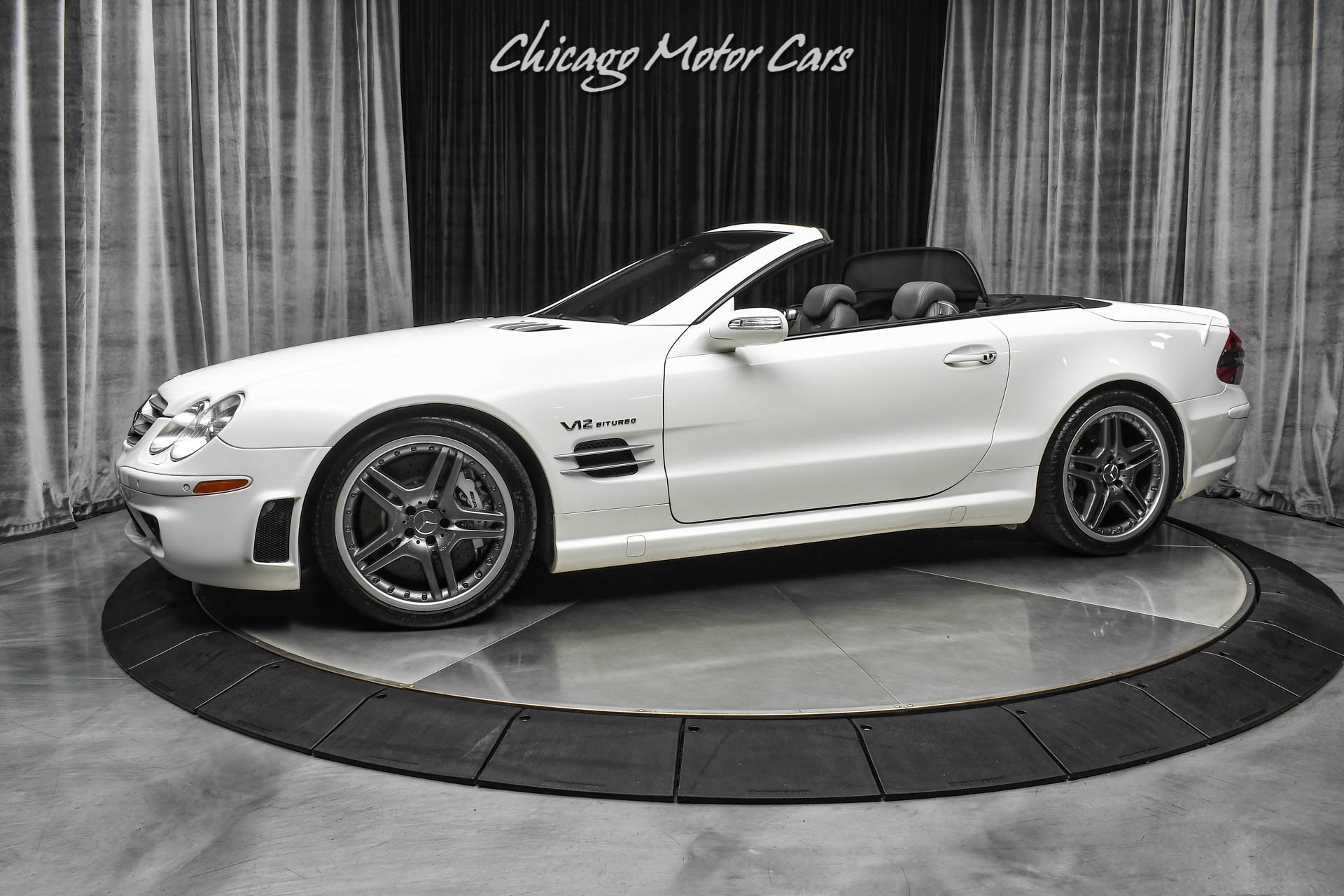Used 2005 Mercedes-Benz SL65 AMG BiTurbo V12 Convertible MSRP $182